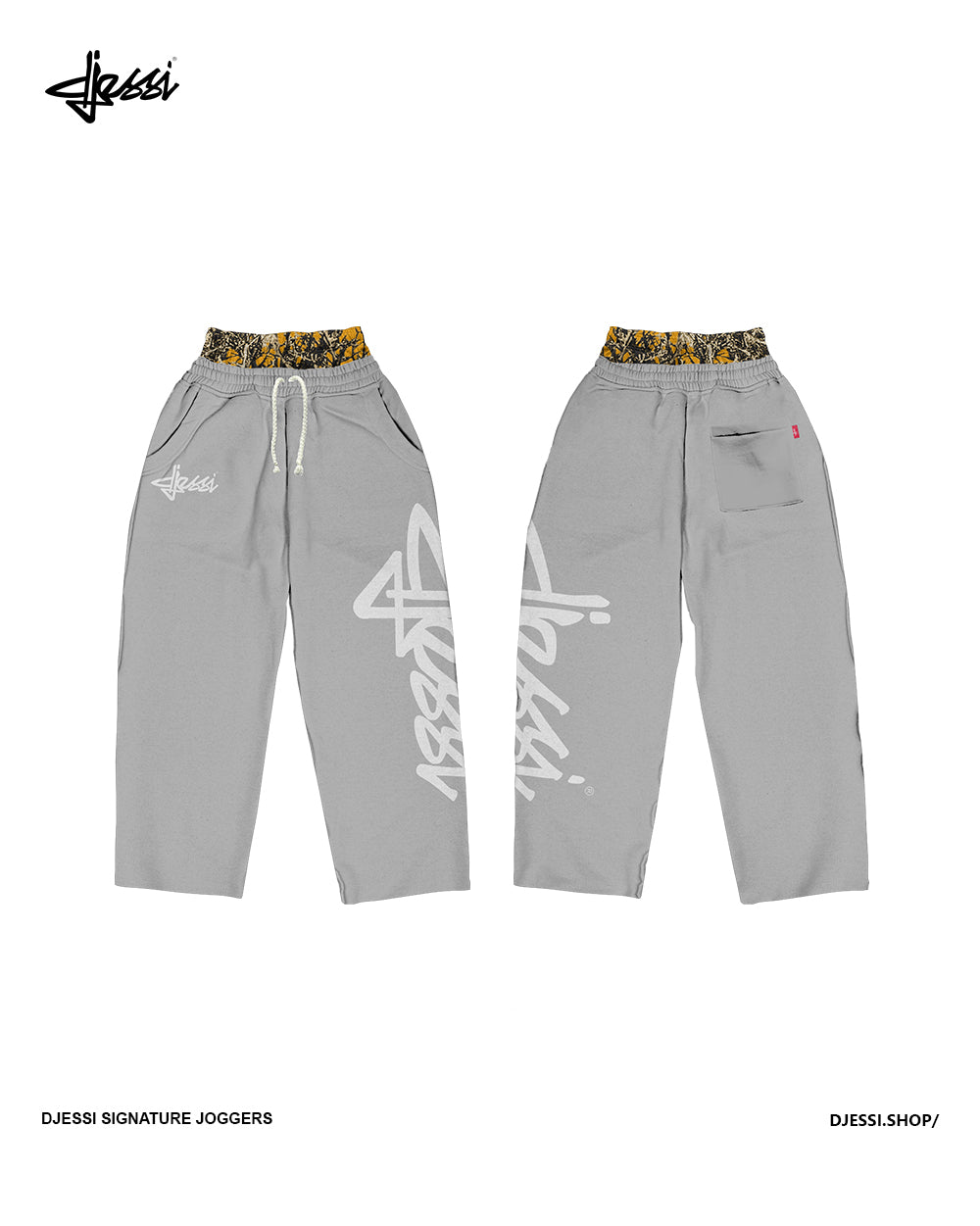 Signature Jogger Light Gray/White