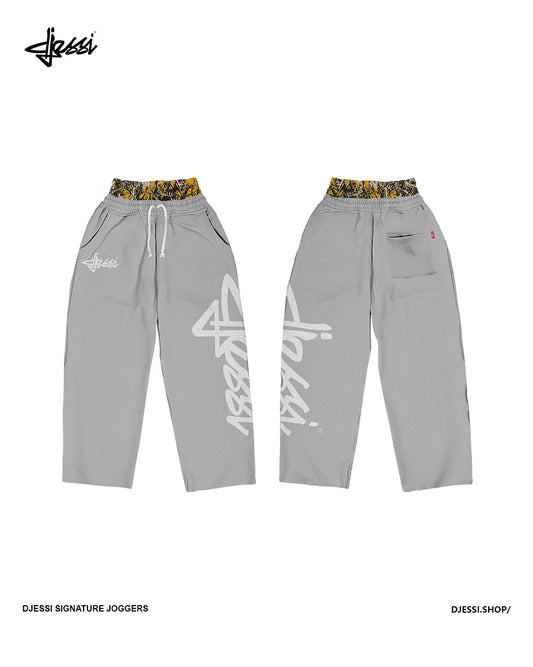 Signature Jogger Light Gray/White