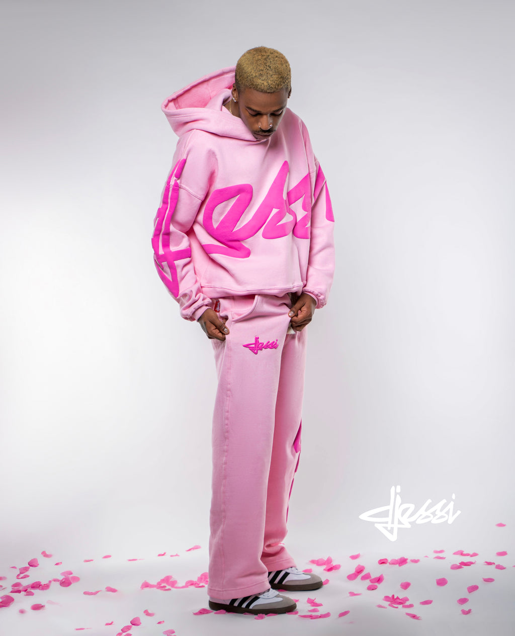 Signature Jogger Powder Pink/Pink