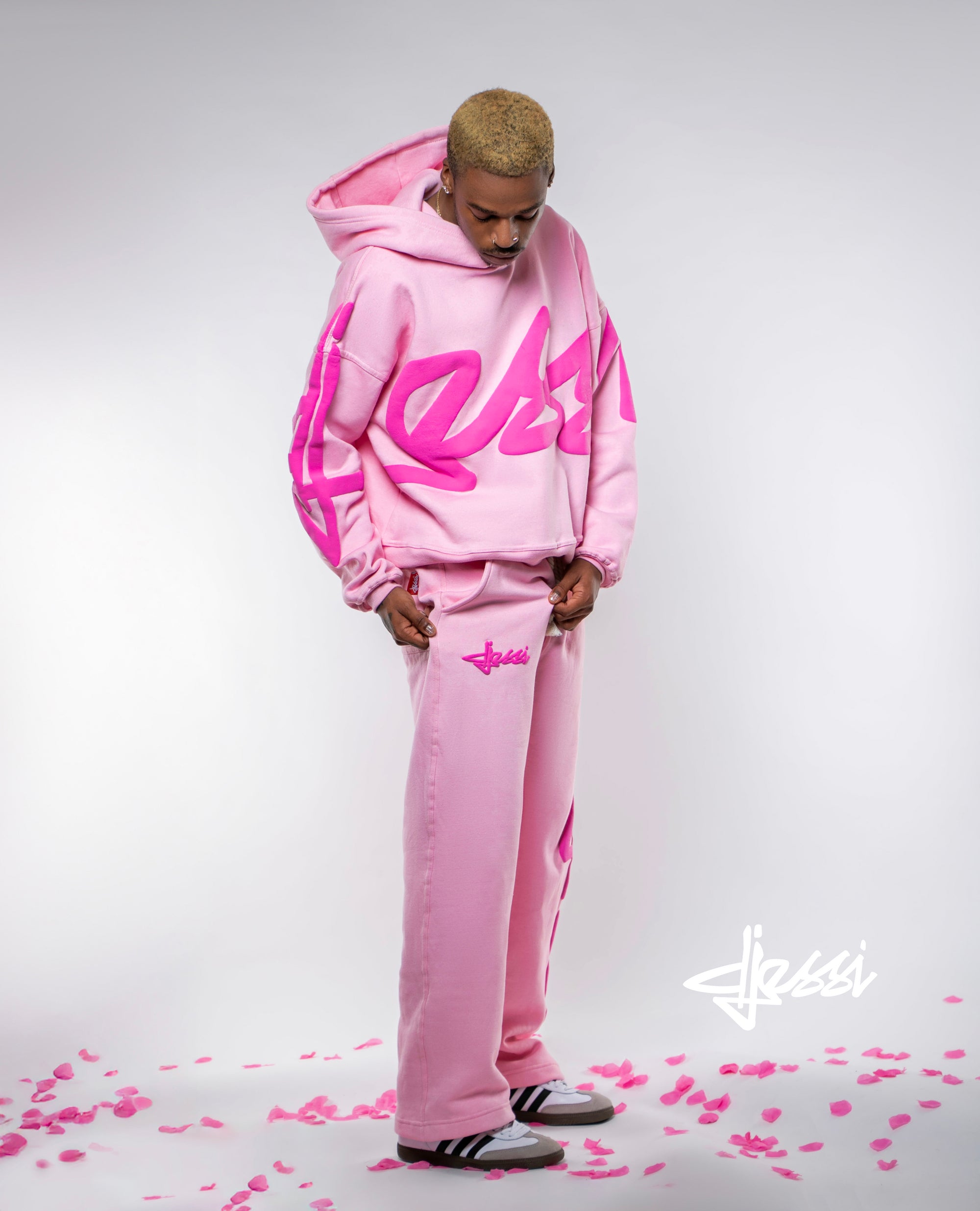 Signature Jogger Powder Pink/Pink