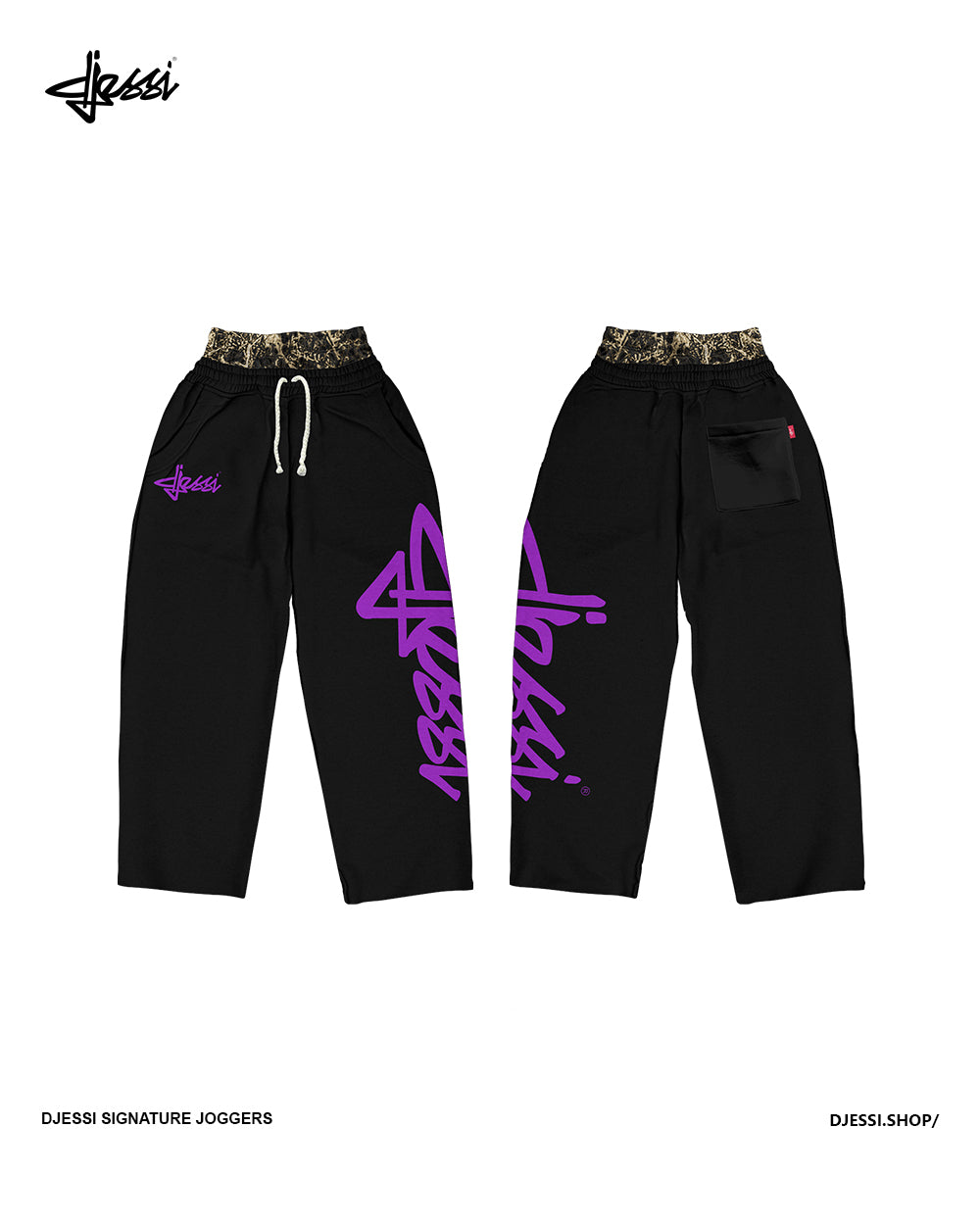 Signature Joggers Purple/Black