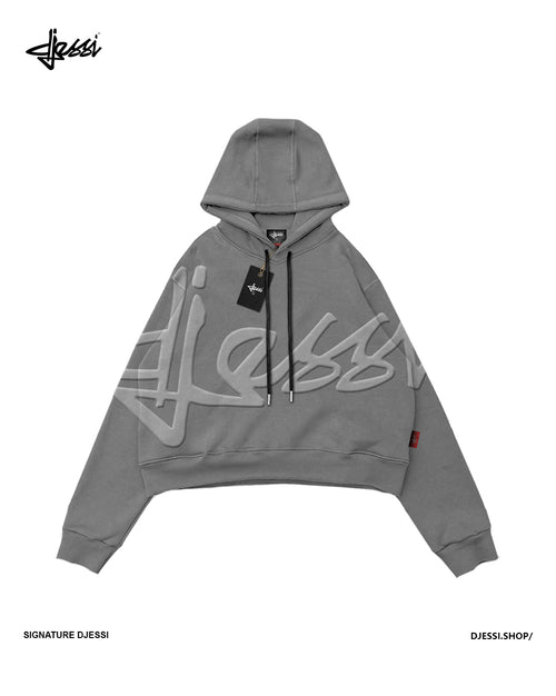 Djessi Signature Cropped Hoodie