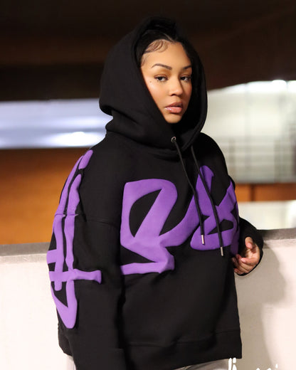 Signature Hoodie Purple/Black